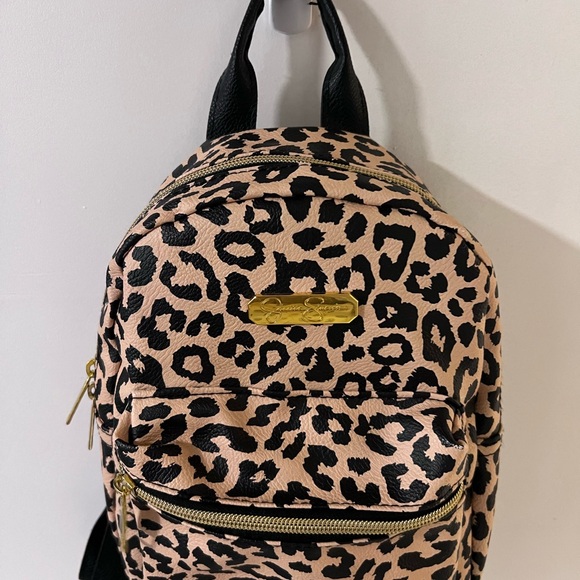 Jessica Simpson Leopard Print Mini Backpack - Picture 2 of 6